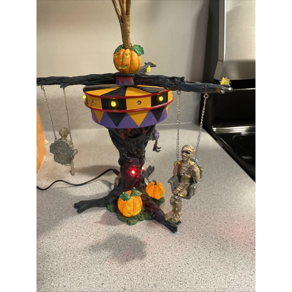 Department 56 Halloween Swinging Ghoulies Village Accessory Retired